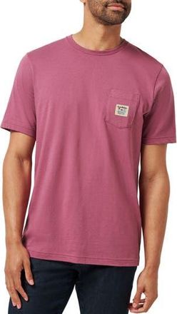 Travis Mathew Beach Logo Patch Pocket T-Shirt in Damson at Nordstrom Rack, Size Small