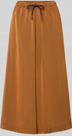 Rich & Royal Maxirock mit elastischem Bund in Cognac, Gr&ouml;&szlig;e 34
