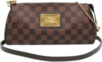 Louis Vuitton Pre-owned Eva N55213 - Dames - Vintage Schoudertas - Bruin - ONE Size - Vintage