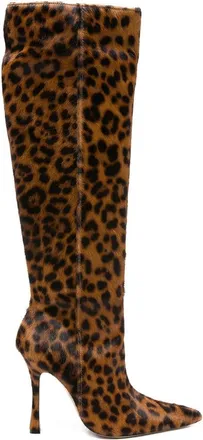 Blumarine 110mm Leopard-print Boots