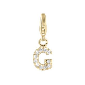 Electric Picks Initial Charm in Gold - G at Nordstrom