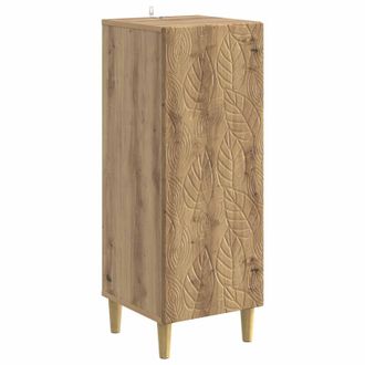 vidaXL Aparador Roble Artisan 33 X 34,5 X 90 Cm Madera De Ingenier&iacute;a Vidaxl