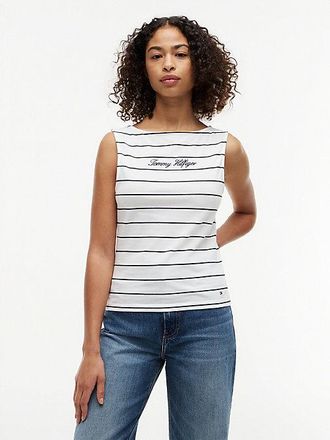 Tommy Hilfiger Slim Boat Neck Tank Top