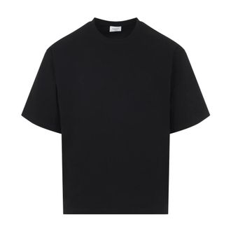 Saint Laurent Cotton T-shirt - male - Saint Laurent - T-Shirts - Black - XL - Tops