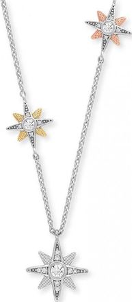 Engelsrufer Womens ERN-3NEWSTAR-ZI-TRI Ladies New Star Necklace Silver Sterling - One Size