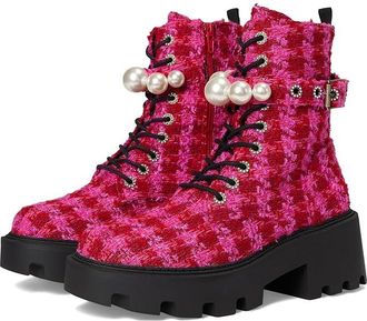 Blue by Betsey Johnson Jonnie Womens Boots Fuchsia : 7.5 M, Synthetic