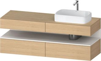 Duravit Qatego Consola Mueble Bajo Lavabo, 2 Extensiones, 2 - Duravit