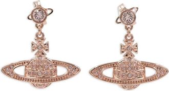 Vivienne Westwood Orecchini con decorazione Orb anni 2020 - Rosa