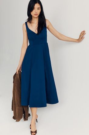 Maeve Sateen Midi Dress