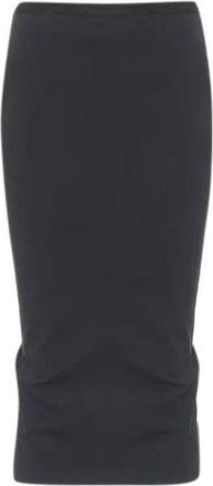 Rick Owens Soft Pillar cotton-blend midi skirt Size 38