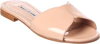 Manolo Blahnik Houramu Patent Sandal