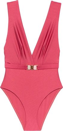 Zimmermann Badpak met ceintuur - Roze