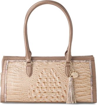 Brahmin Sophia Embossed Leather Satchel in Multi at Nordstrom
