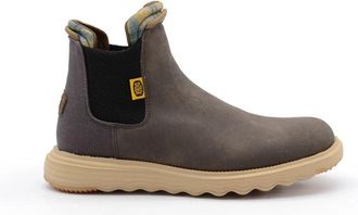 Hey Dude Branson Classic - Heren - Chelseaboots - Grijs - 46 EU - Leer - Schoenen