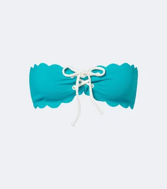 Marysia Swim Riviera scalloped bikini top