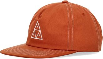 HUF Platte Klep Triple Triangle Snapback - Heren - Petten - Bruin - ONE Size - Katoen - Accessoires