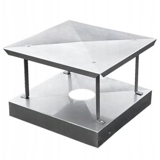 OEM Remate De Chimenea De Acero Inoxidable De 30 X 60 Cm Con Base