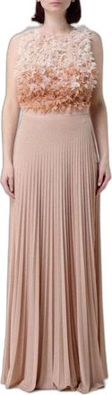 Elisabetta Franchi Mujer, Vestidos, Beige, Talla: M