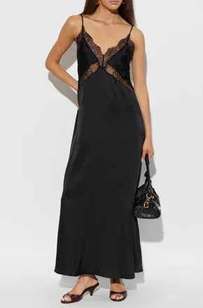Anine Bing Magnolia Dress, Womens, Black