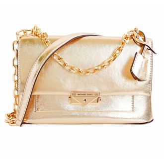 Michael Kors Gold Leather Shoulder Womens Bag