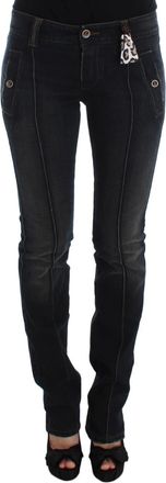 Ermanno Scervino Wash Cotton Slim Fit Womens Jeans
