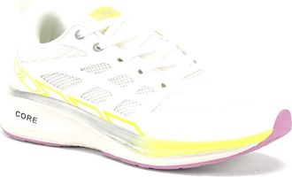 Unze Women MULANA Soft Lace Up Trainers UK Size 3-8 White