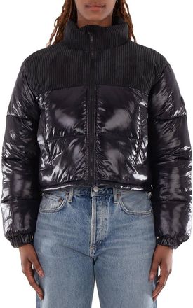 Save The Duck Aluna Corduroy Quilted Long Sleeve Jacket