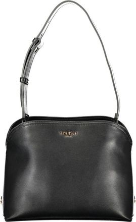 Twinset Black Polyurethane Womens Shoulder Womens Bag