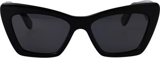 Ferragamo Stijlvolle zonnebril Sf 929Sn - Dames - Zonnebrillen - Zwart - 55 MM - Accessoires