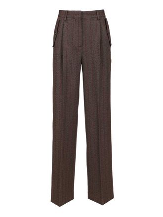Golden Goose Tailored Trousers Marrone-Donna