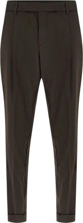 Cruna Belleville Broek - Heren - Slim Fit Broeken - Bruin - L - Wol - Broeken