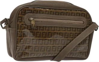 Fendi Pre-owned Canvas fendi-bags - Dames - Vintage Schoudertas - Beige - ONE Size - Vintage