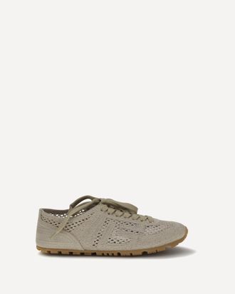 Balmain Sneakers Racer 45 in macram&eacute; Woman 40