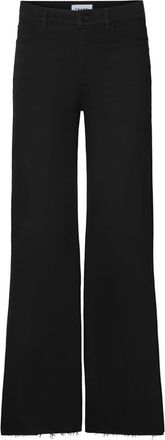 Frame Denim Le Palazzo high-rise wide-leg jeans - women - Cotton/Rayon/Polyester/Spandex/Elastane - 28 - Black