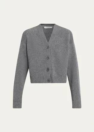 FFORME Enika Cropped Wool-Cashmere Cardigan
