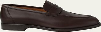 Loro Piana Sergio Leather Penny Loafers