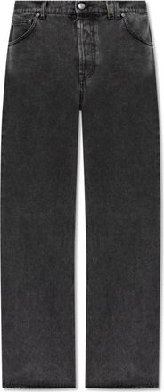 Alexander McQueen Wijde jeans - Heren - Loose Fit Jeans - Grijs - S - Katoen - Jeans