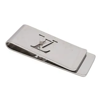 Louis Vuitton Silver Stainless Steel Money Clip (Pre-Owned)