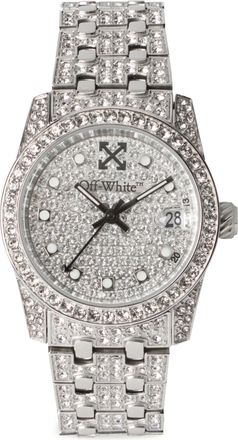 Off-white DISCREET Crystal Watch