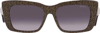Guess Smoke Gradient Cat Eye Ladies Sunglasses GU7890 01B 55