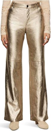 Sanctuary Cadence Relaxed Straight Pants In Platinum