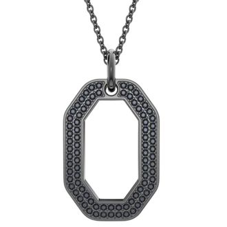 Swarovski Ketting met Hanger Dextera Octagon Zwart 5651703 - unisex - Kettingen - Zwart - ONE Size - Accessoires