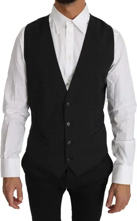 Dolce & Gabbana Wool Vest - Gray