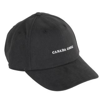 Canada Goose Black Baseball Cap with Front Logo