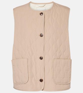 Varley Karla quilted twill vest