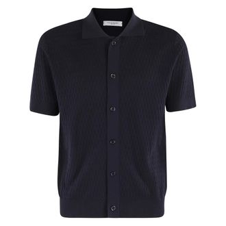 Paolo Pecora Cardigans, male, Blue, Size: XL Cardigan