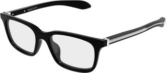 Alexander McQueen Optisch Montuur - Heren - Brillen - Zwart - 53 MM - Accessoires