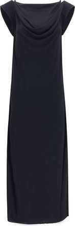 Bottega Veneta Womens Dress Viscose Cr&ecirc;pe Jersey Double Black
