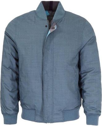 Lords of Harlech Jenkin Reversible Bomber Jacket in Slate at Nordstrom, Size X-Large