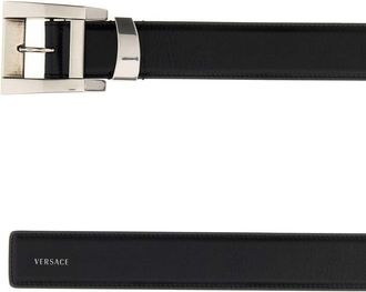 Versace Calf Belt - Black